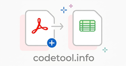pdf to excel