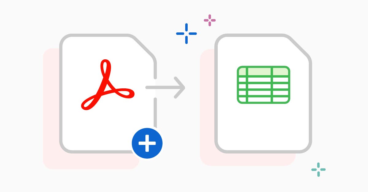 pdf to excel